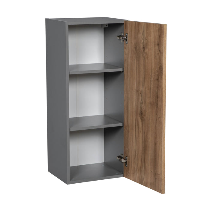 Wallkitchens Wood Natural Teak  Wall Cabinet Natural Teak 2