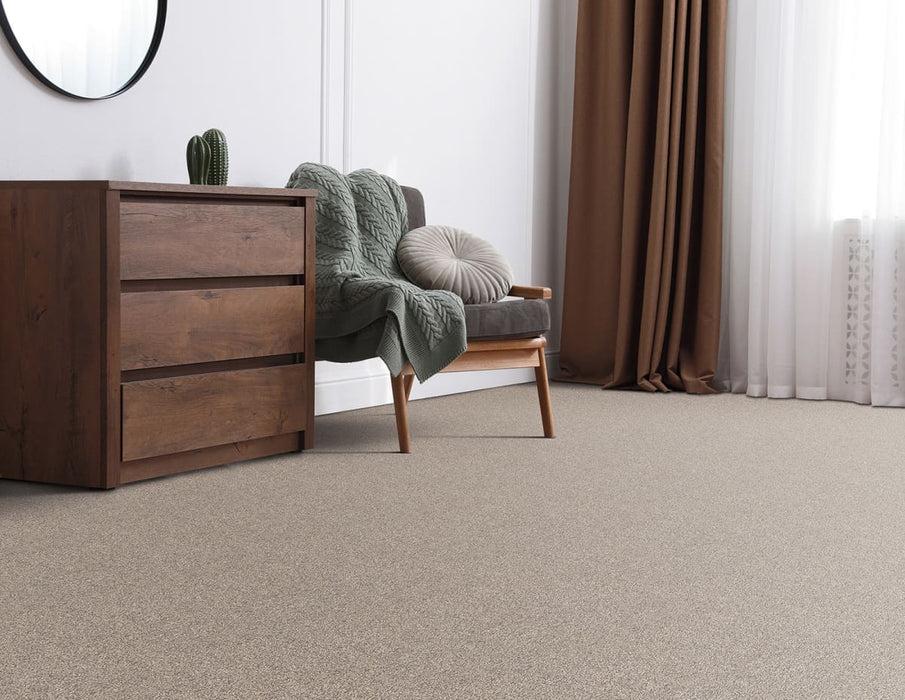 Rustic Retreat II Polyester Sweet Magnolia 5050 Carpet Textured 2