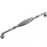 French Twist Zinc Alloy Cabinet Pull Distressed Pewter 3