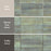 Fusione Reggia Porcelain Green Tile Satin 3 3