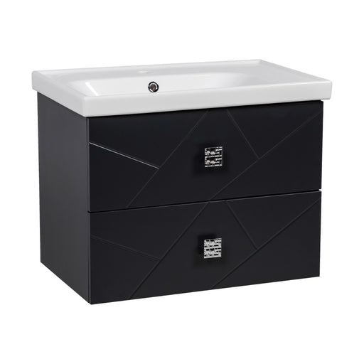 Picasso Wood Anthracite Matte Bathroom Vanity Anthracite Matte 1