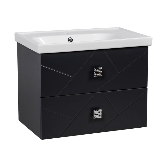 Picasso Wood Anthracite Matte Bathroom Vanity Anthracite Matte 1