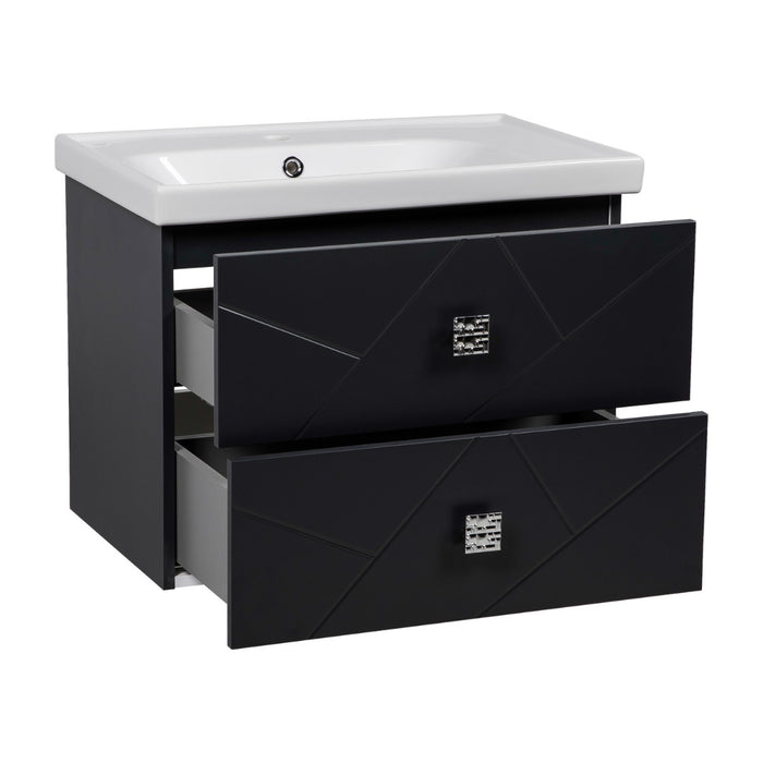 Picasso Wood Anthracite Matte Bathroom Vanity Anthracite Matte 2