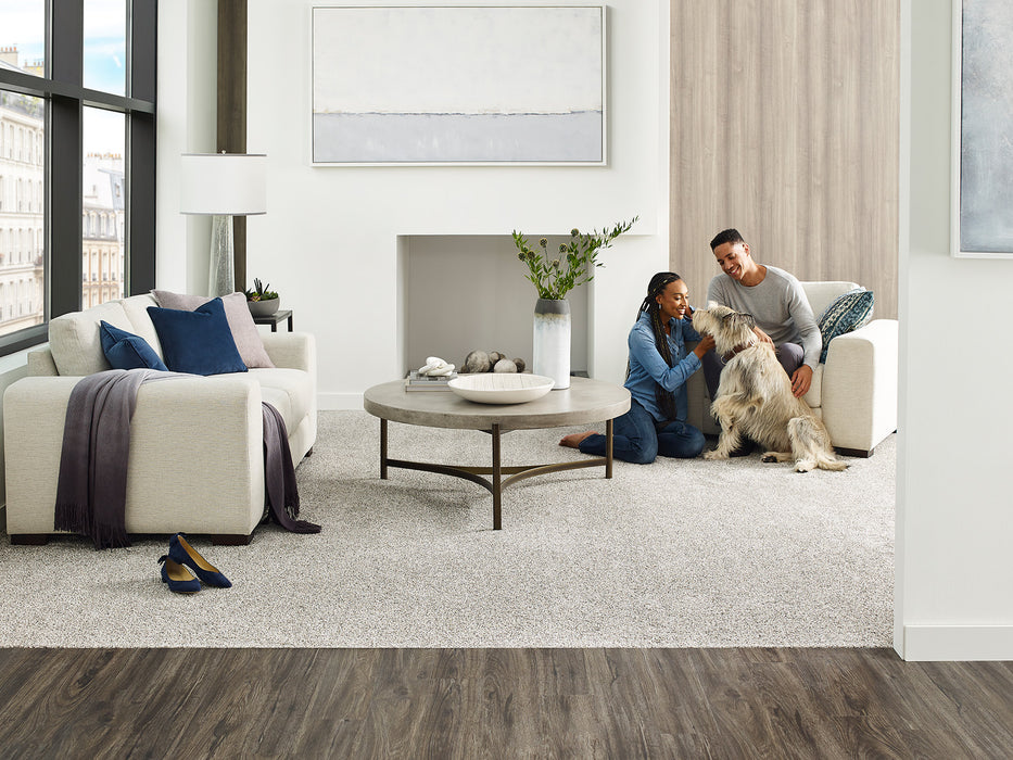 Titan II Polyester Luna Pearl 399 Carpet Textured 3