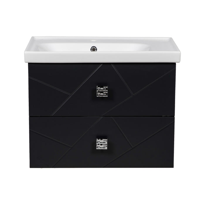 Picasso Wood Anthracite Matte Bathroom Vanity Anthracite Matte 4