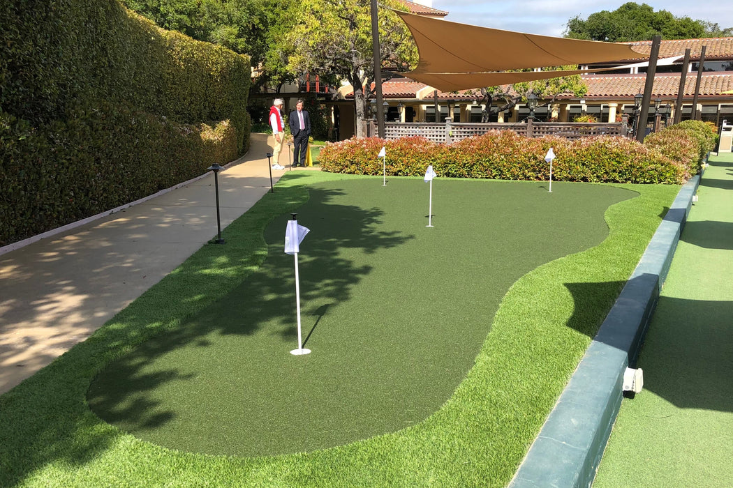 Tips Tee Champion Field Green / Olive Polypropylene Turf - Urethane