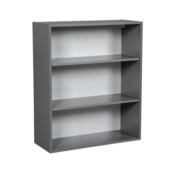 Wallkitchens Wood Grey  Wall Cabinet Grey 1