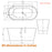 White Acrylic Bathtub