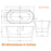 White Acrylic Bathtub