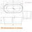 White Acrylic Bathtub
