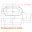 White Acrylic Bathtub