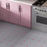 Vaudeville Porcelain Octagon Humo with Taco Pink Tile Matte 2