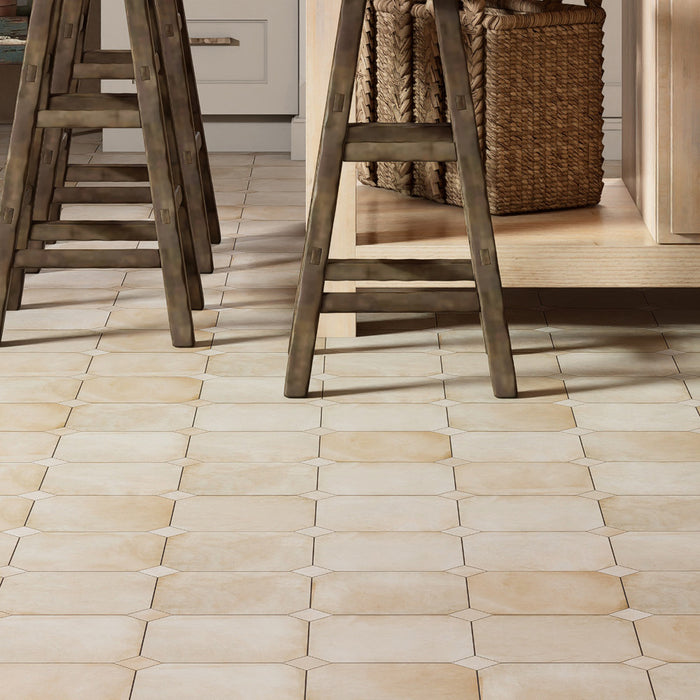 Laverton Porcelain Octagon Arena Tile Matte 2