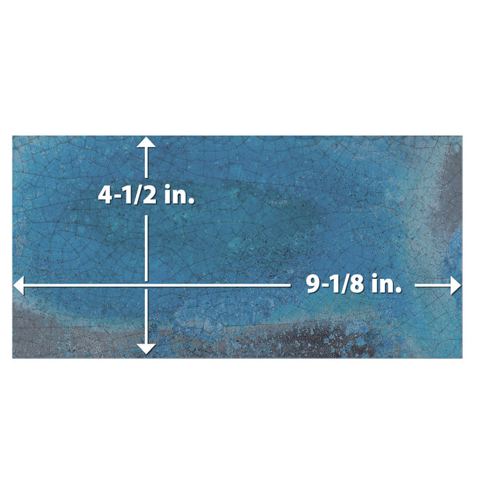 Atelier Porcelain Oxid Blue Tile Mixed 6