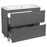 Comfort Wood Gray Matte Bathroom Vanity Gray Matte 3