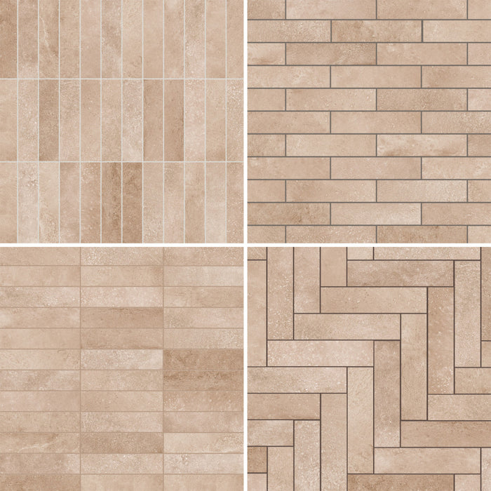 Atlas Porcelain Brick Cotto Tile Matte 6