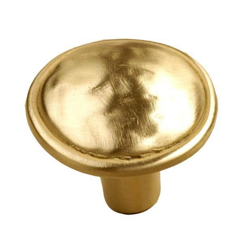 Merlot Zinc Alloy Cabinet Knob Satin Brass 2