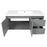 Niagara Wood Grey Matte Matte Bathroom Vanity Grey Matte Matte 5