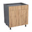 Wallkitchens Wood Black Matte Base Cabinet Black Matte 1