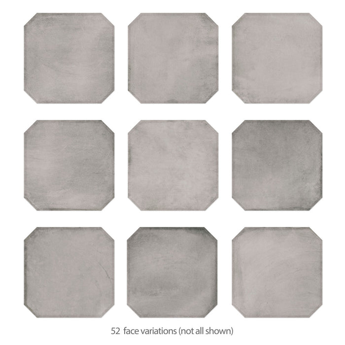 Laverton Porcelain Octagon Gris Tile Matte 4