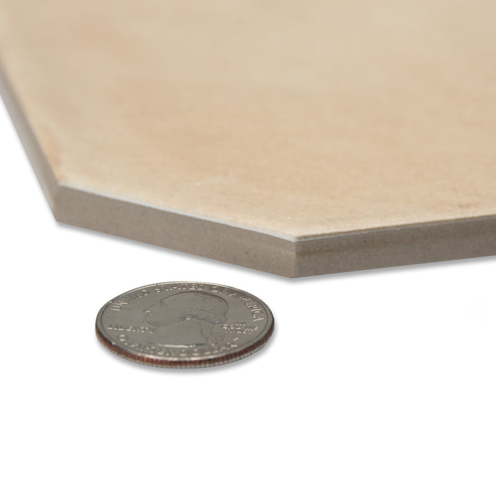 Laverton Porcelain Octagon Beige with Taco Arena Tile Matte 10