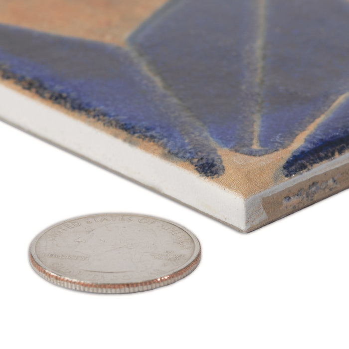 Kings Nonna Porcelain Blue Tile Mixed 5