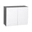 Wallkitchens Wood White Glossy Wall Cabinet White Glossy 1