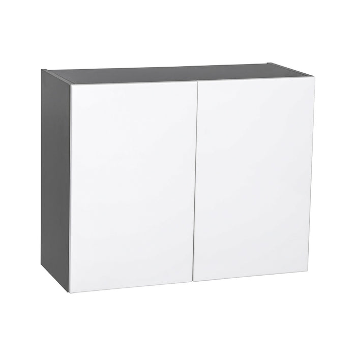 Wallkitchens Wood White Glossy Wall Cabinet White Glossy 1