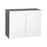 Wallkitchens Wood White Glossy Wall Cabinet White Glossy 1