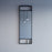 Black Aluminum & Glass Bathroom Mirror 1