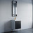 Black Aluminum & Glass Bathroom Mirror 6