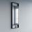 Black Aluminum & Glass Bathroom Mirror 5