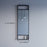 Black Aluminum & Glass Bathroom Mirror 8
