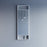 Matt White Aluminum & Glass Bathroom Mirror 1