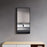 Black Aluminum & Glass Bathroom Mirror 2