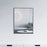 Black Aluminum & Glass Bathroom Mirror 1