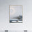 Brushed Brass Aluminum & Glass Bathroom Mirror 1