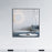 Black Aluminum & Glass Bathroom Mirror 1