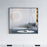 Black Aluminum & Glass Bathroom Mirror 1