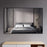 Black Aluminum & Glass Bathroom Mirror 2