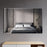 Matt White Aluminum & Glass Bathroom Mirror 2