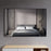 Black Aluminum & Glass Bathroom Mirror 2