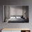 Matt White Aluminum & Glass Bathroom Mirror 2