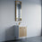 Brushed Brass Aluminum & Glass Bathroom Mirror 4