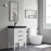 Black Aluminum & Glass Bathroom Mirror 5