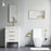 Brushed Brass Aluminum & Glass Bathroom Mirror 4