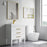 Brushed Brass Aluminum & Glass Bathroom Mirror 5