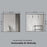 Black Aluminum & Glass Bathroom Mirror 6