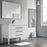 Black Aluminum & Glass Bathroom Mirror 5
