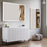 Black Aluminum Aluminum & Glass Bathroom Mirror 8